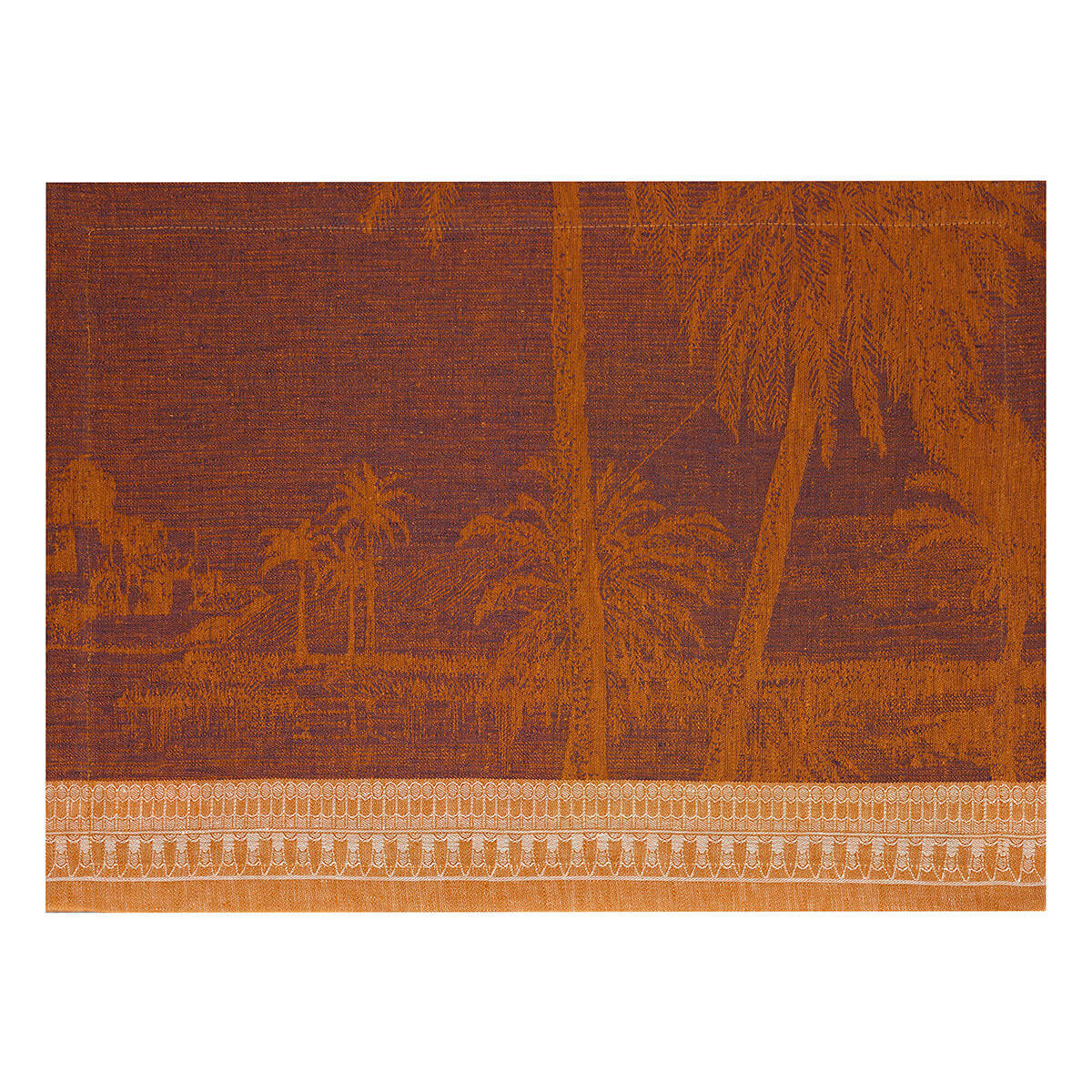 CROISIÈRE SUR LE NIL - Set de table en lin desert 50 x 36