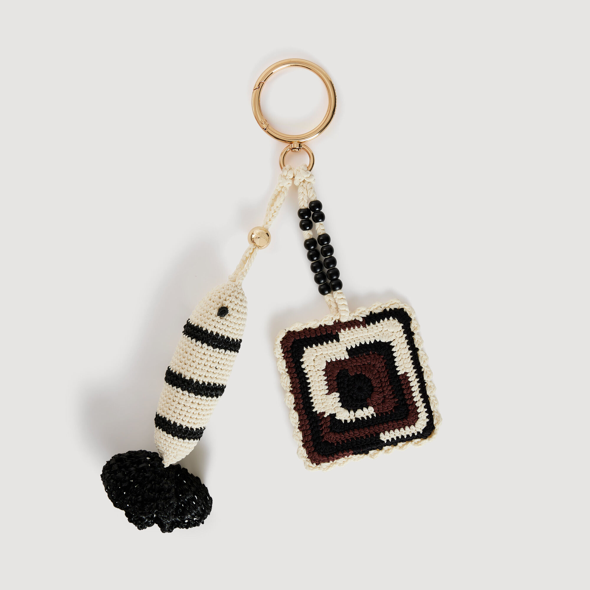 Porte-clés en crochet main