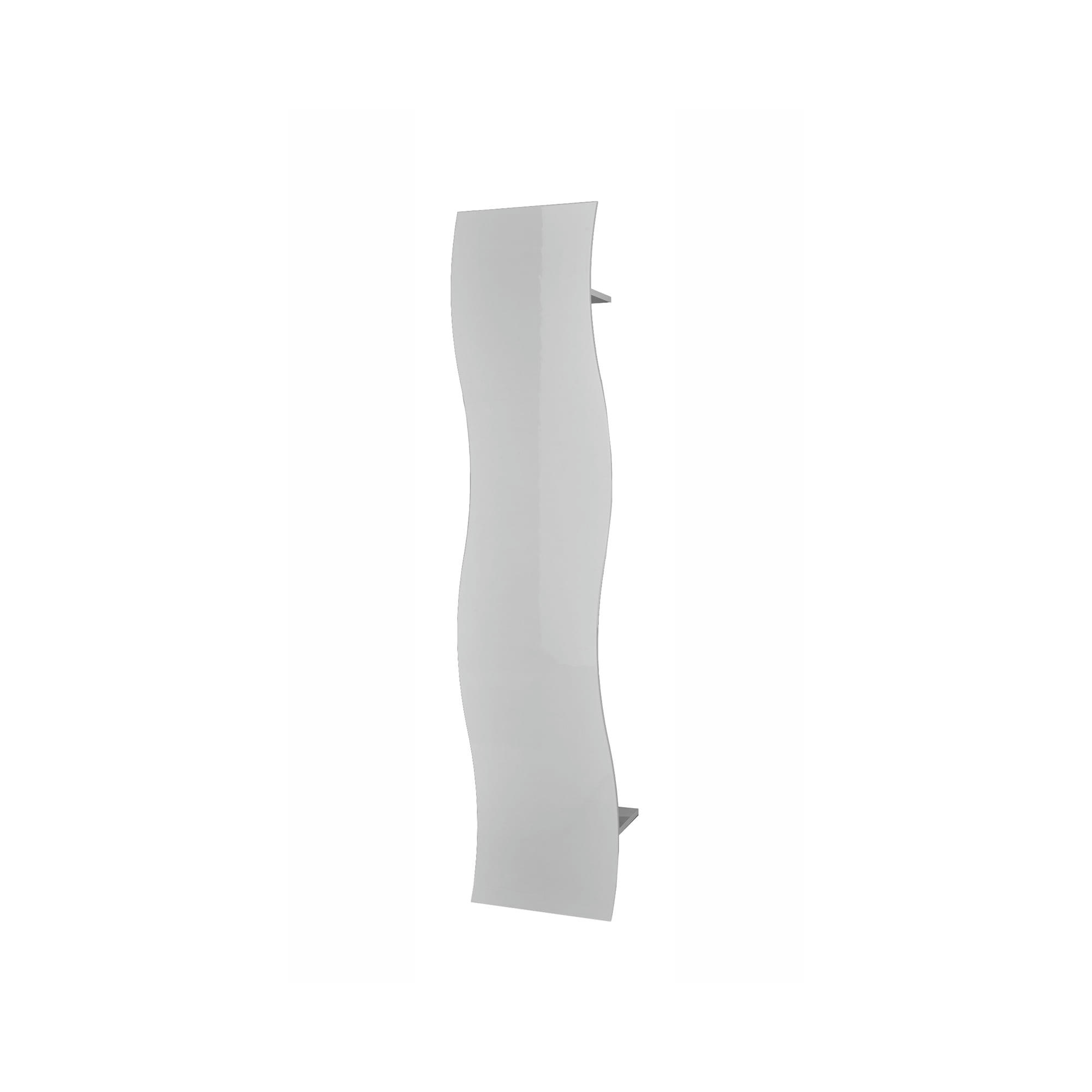 DABADA - Porte-manteau effet bois blanc brillant 40x27h186 cm