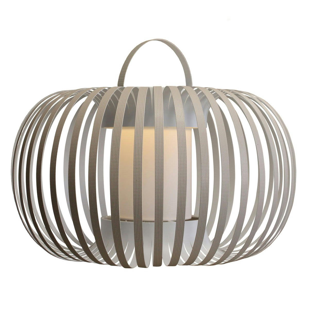ESTENO EXTERIEUR - Lampe baladeuse et lanterne extérieure en plastique synthétique beige