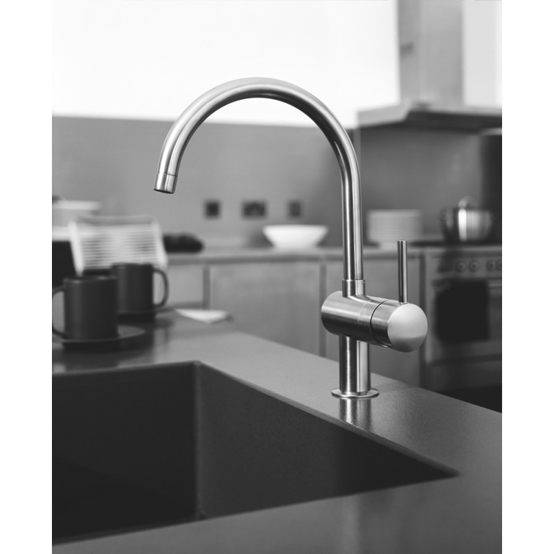 Mitigeur pour évier de cuisine avec bec en C Minta chrome GROHE