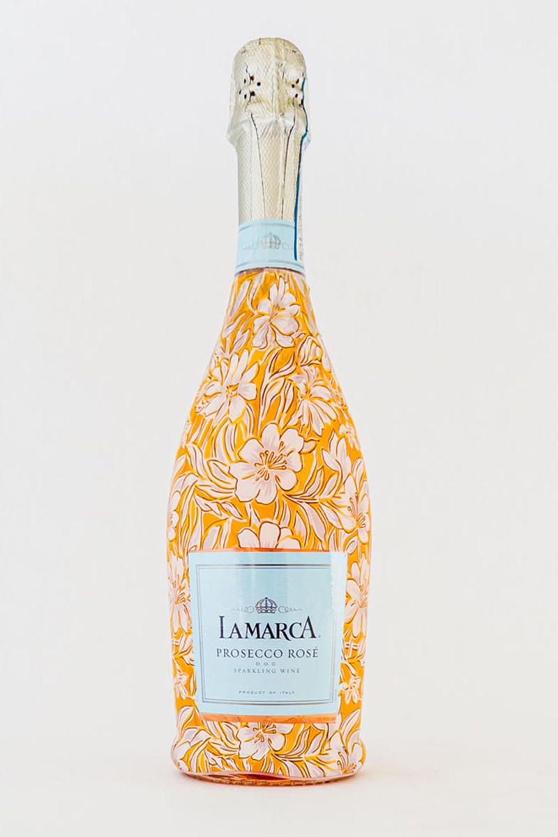 Beau Bottles Grandmillenial Gold Flower La Marca Edition Bottle Wrap