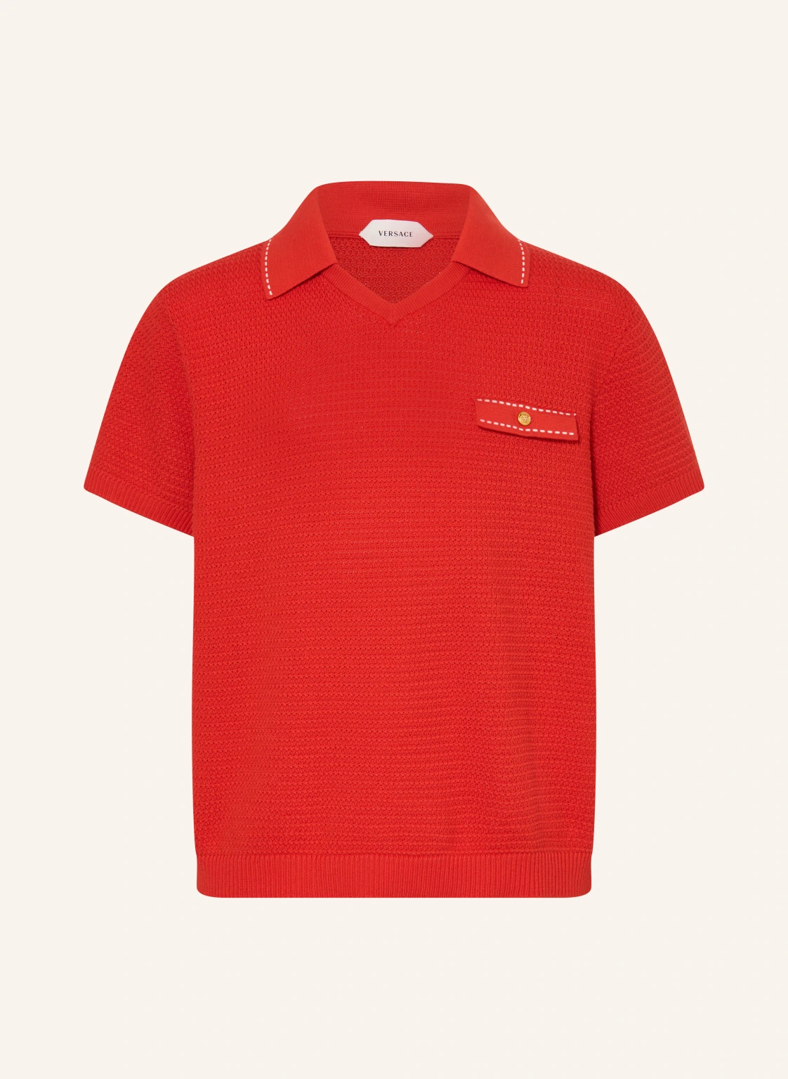 VERSACE Strick-Poloshirt