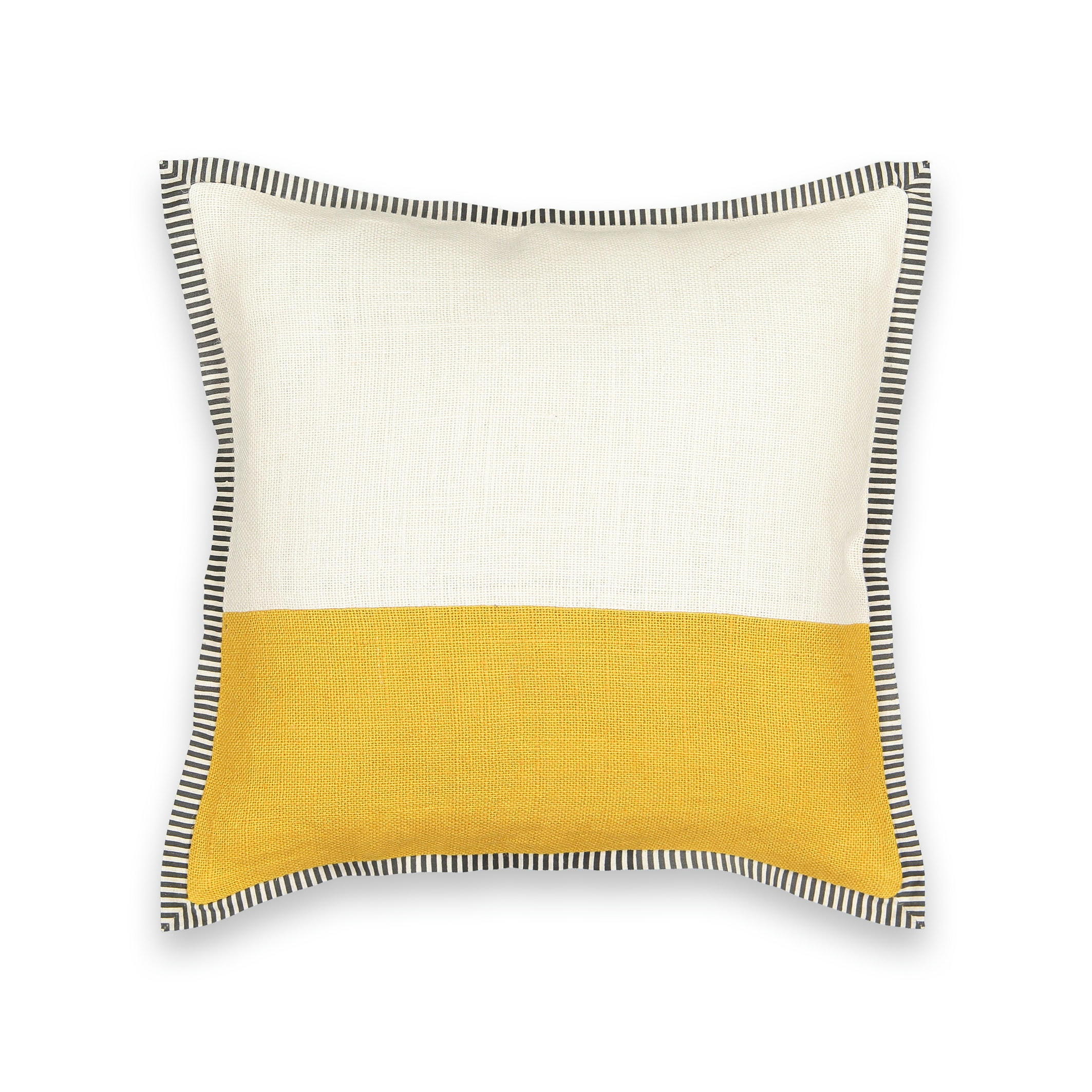 Housse de coussin en jute Nylou
