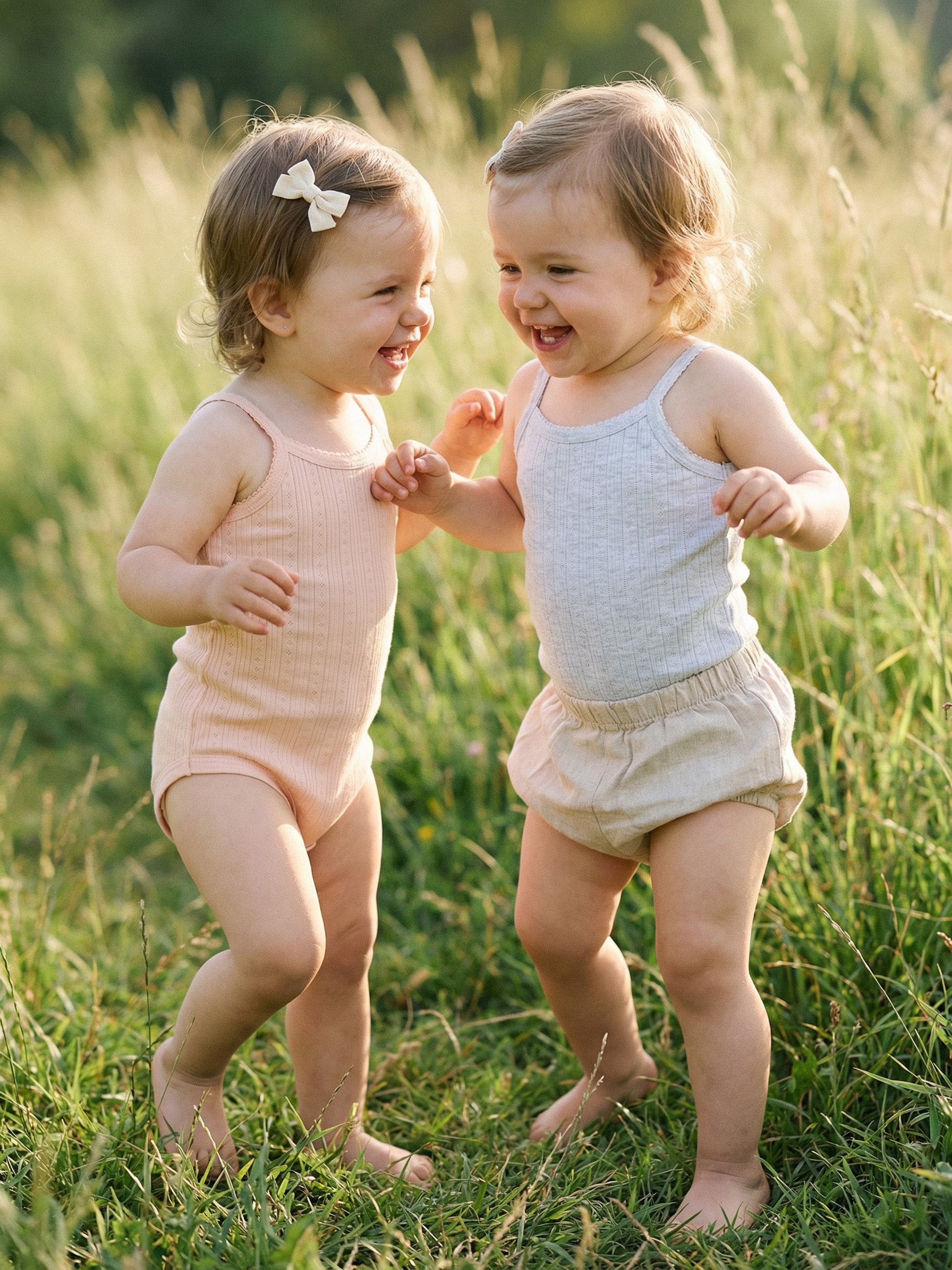 Bawełniane body na ramiączkach 2 pack