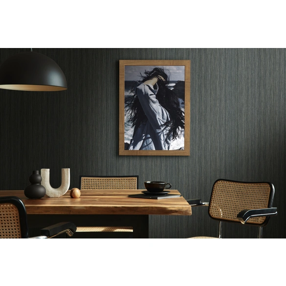 Vliestapete, BxL: 53 x 1005 cm, schwarz