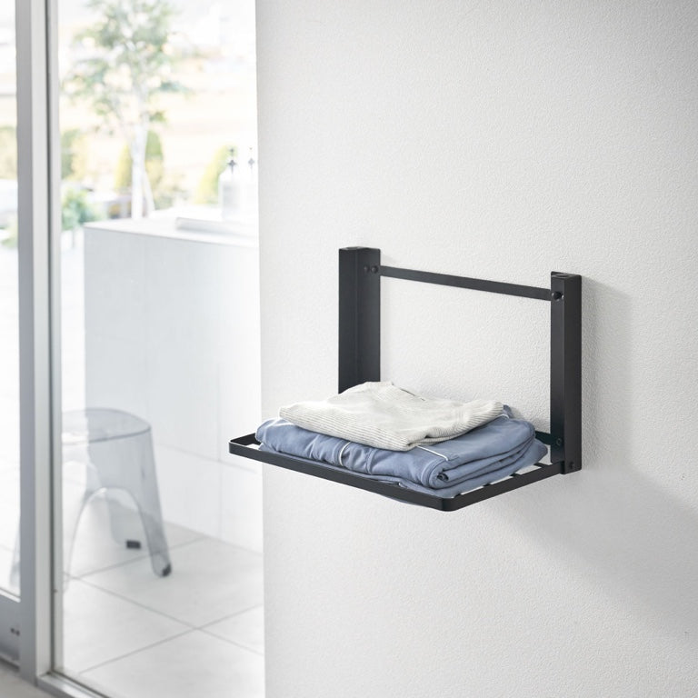 Yamazaki Opvouwbare Wandplank - Tower - Zwart