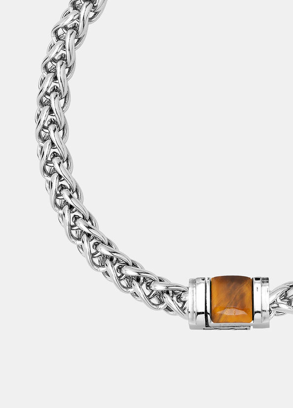 Bracciale da uomo con pietra