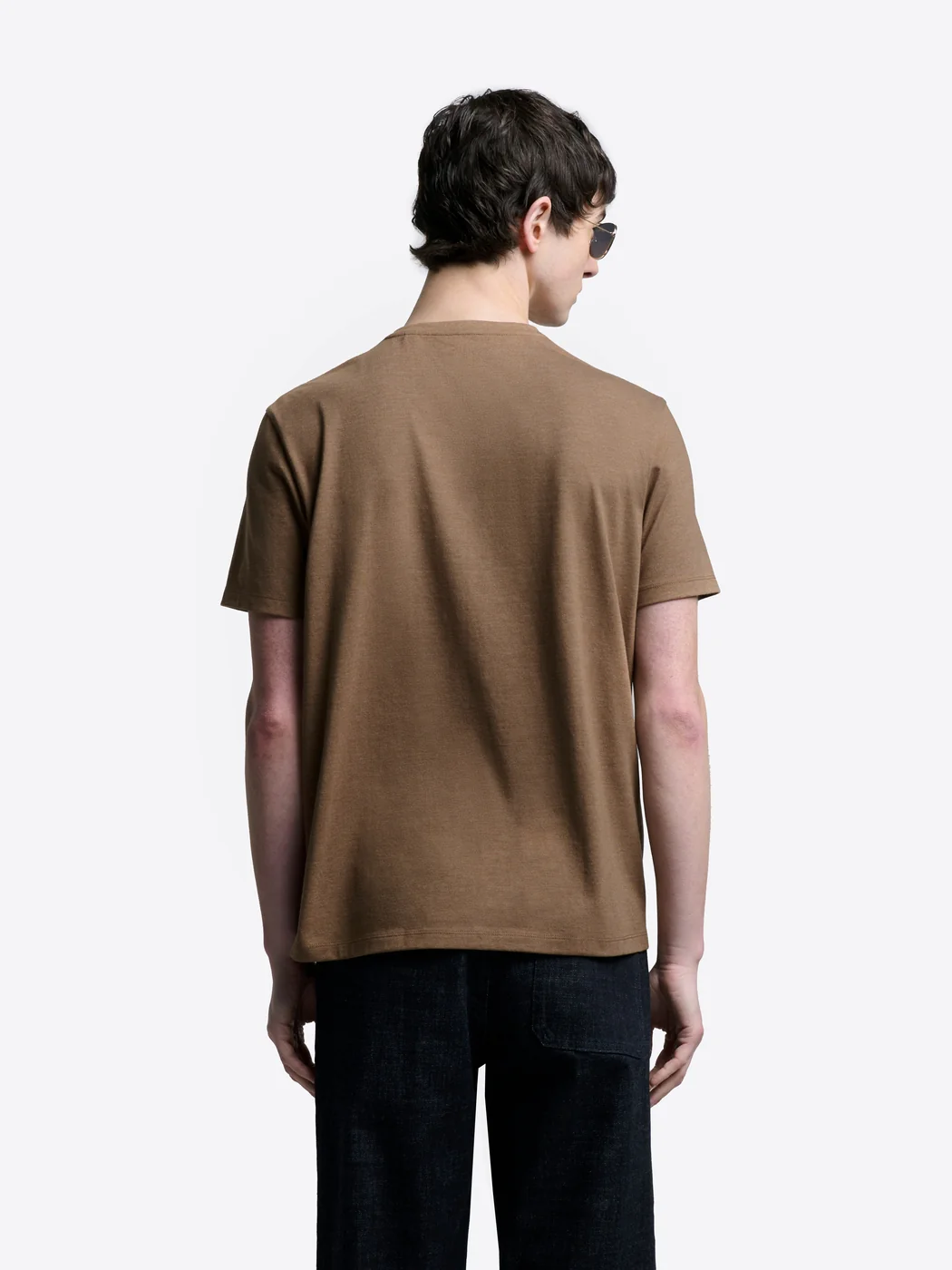 T-shirt col V en coton Supima®