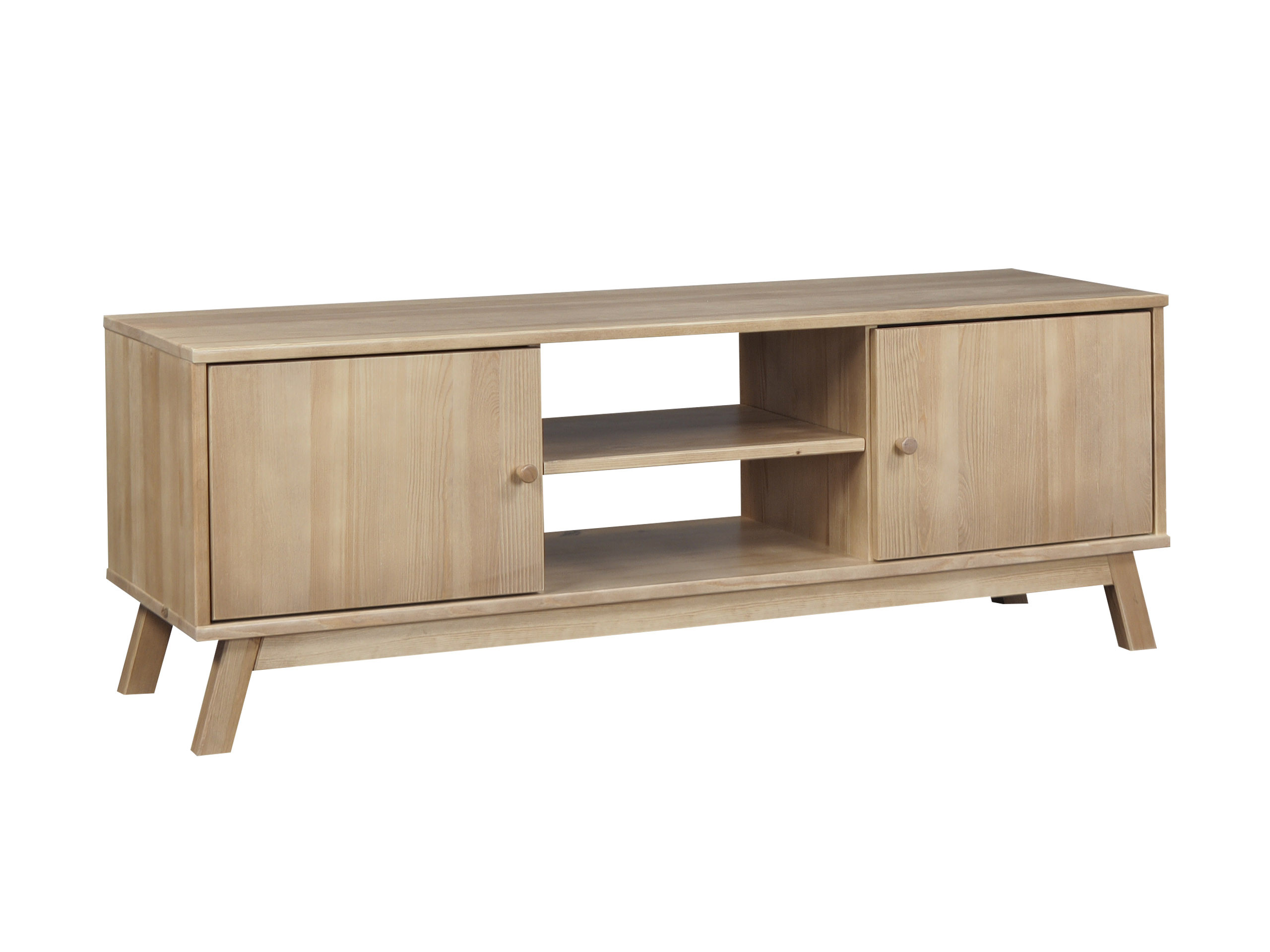 Szafka RTV drewniana OREGON WOOD 150 cm, kolor dębowy