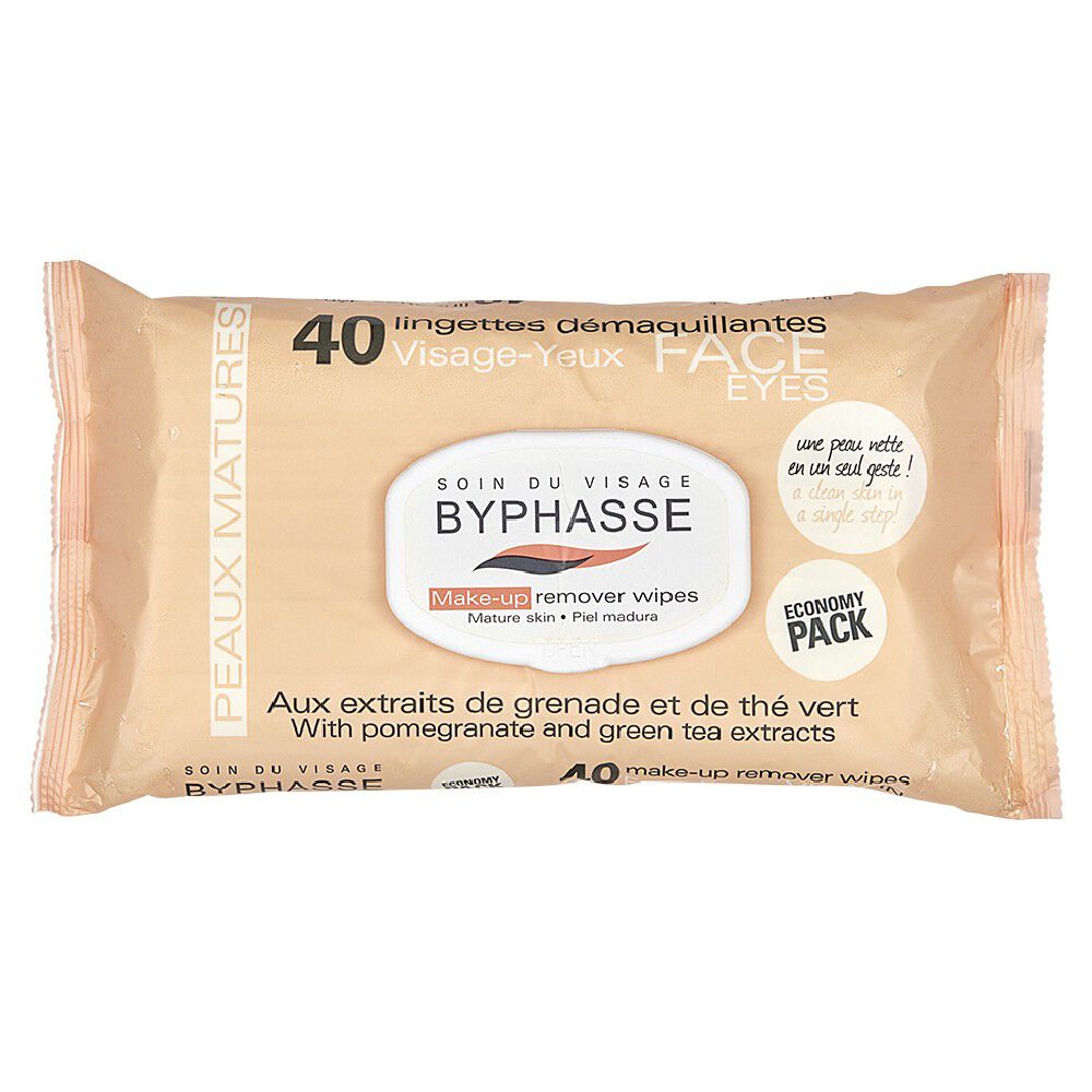 Lingette démaquillante x40 peaux matures
