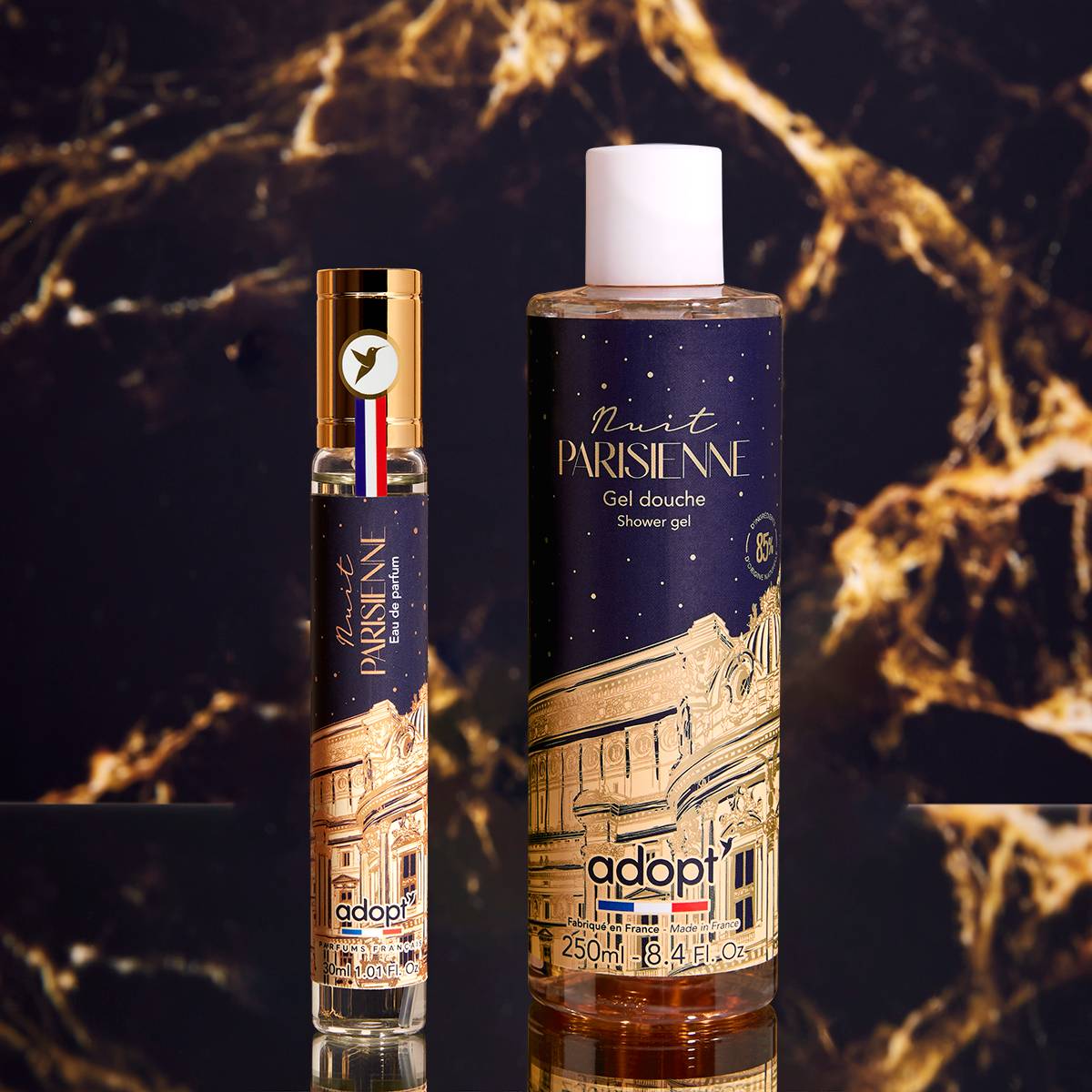 Nuit ParisienneCoffret eau de parfum 30 ml   gel douche 250 ml