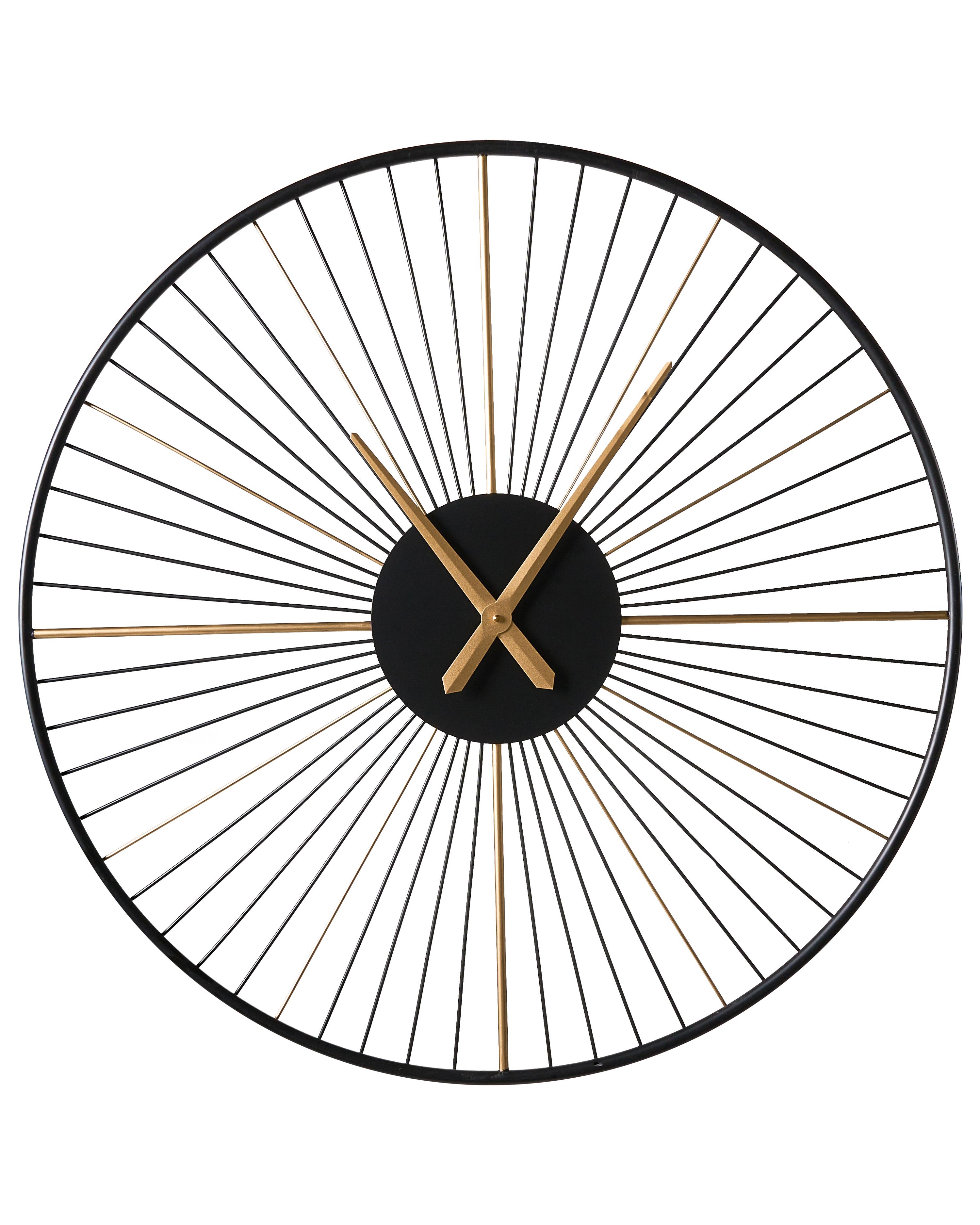 Wall Clock SAZAIS 80 cm Metal Black