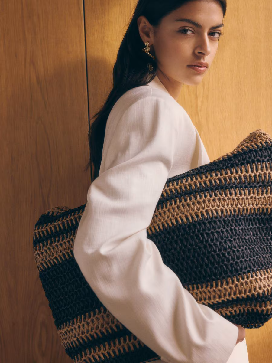 Woven Shopper Bag