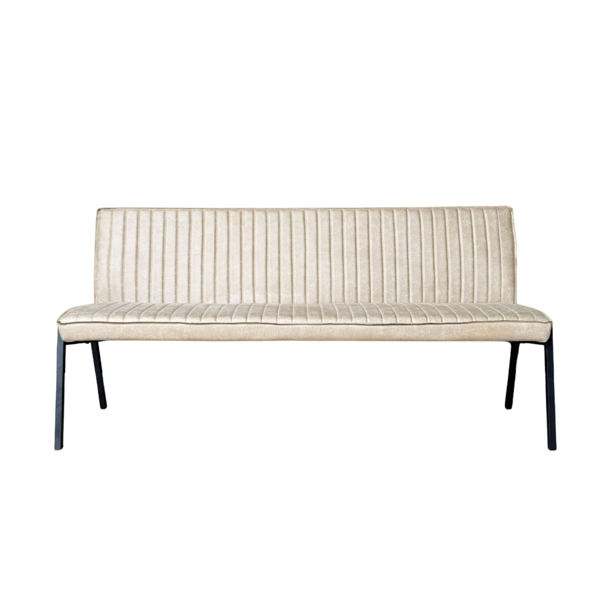 Starfurn Eetkamerbank Tivoli - Beige Leer - 185x56x88cm