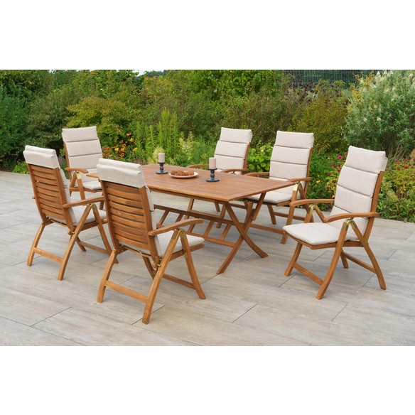 Gartenmöbel-Diningset »Paraiba«, 7 tlg., 6 Sitzplätze, Akazie