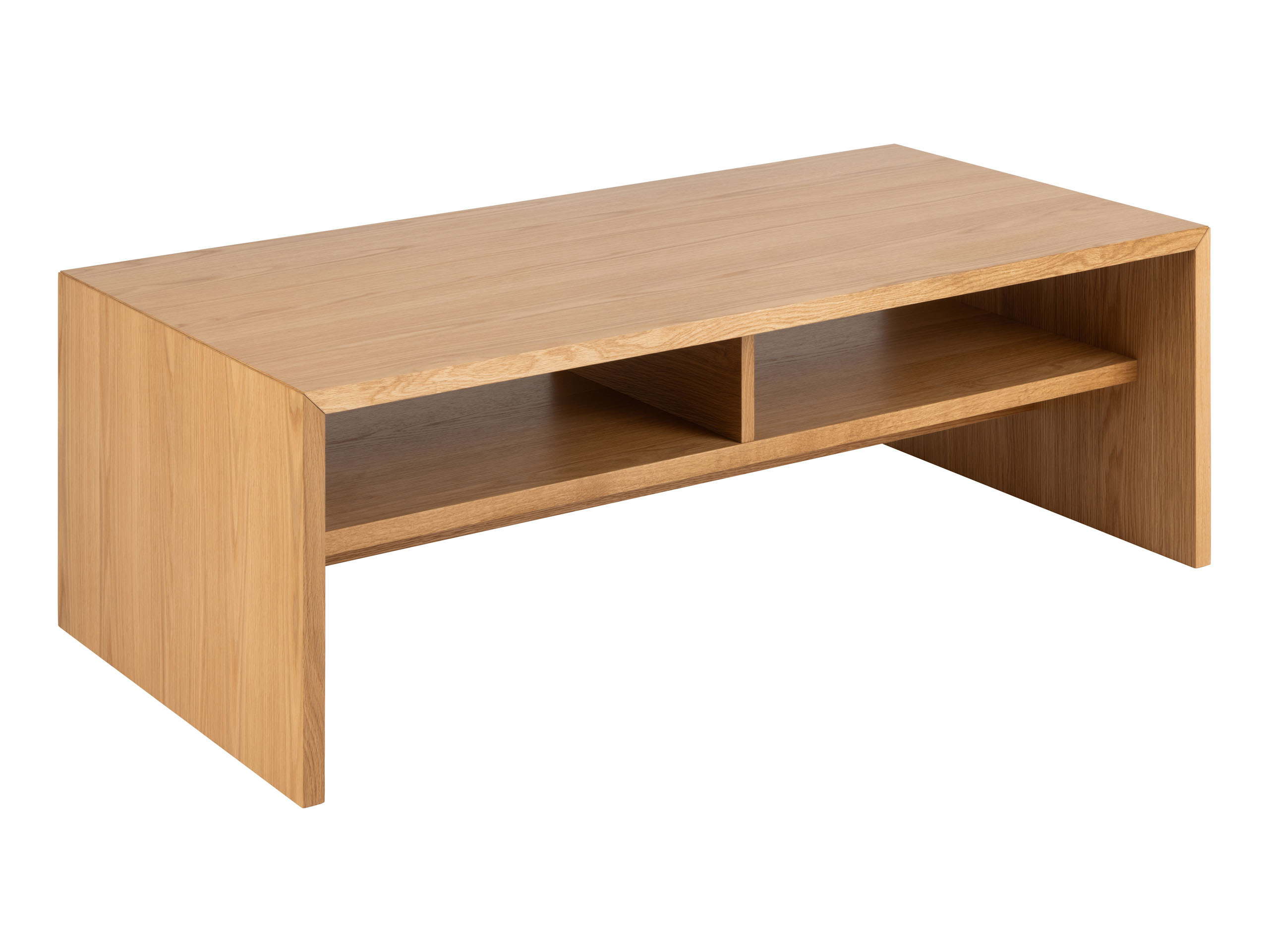 Ława Anvik 120x60 z półką, kolor oak lacquered