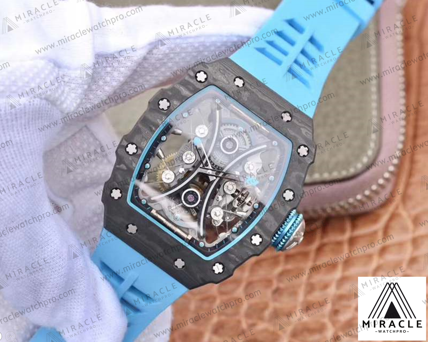 Replica Watch-RICHARD MILLE-ref.RM53-01-Elite Clone-49.90mm*42.70mm*16.15mm