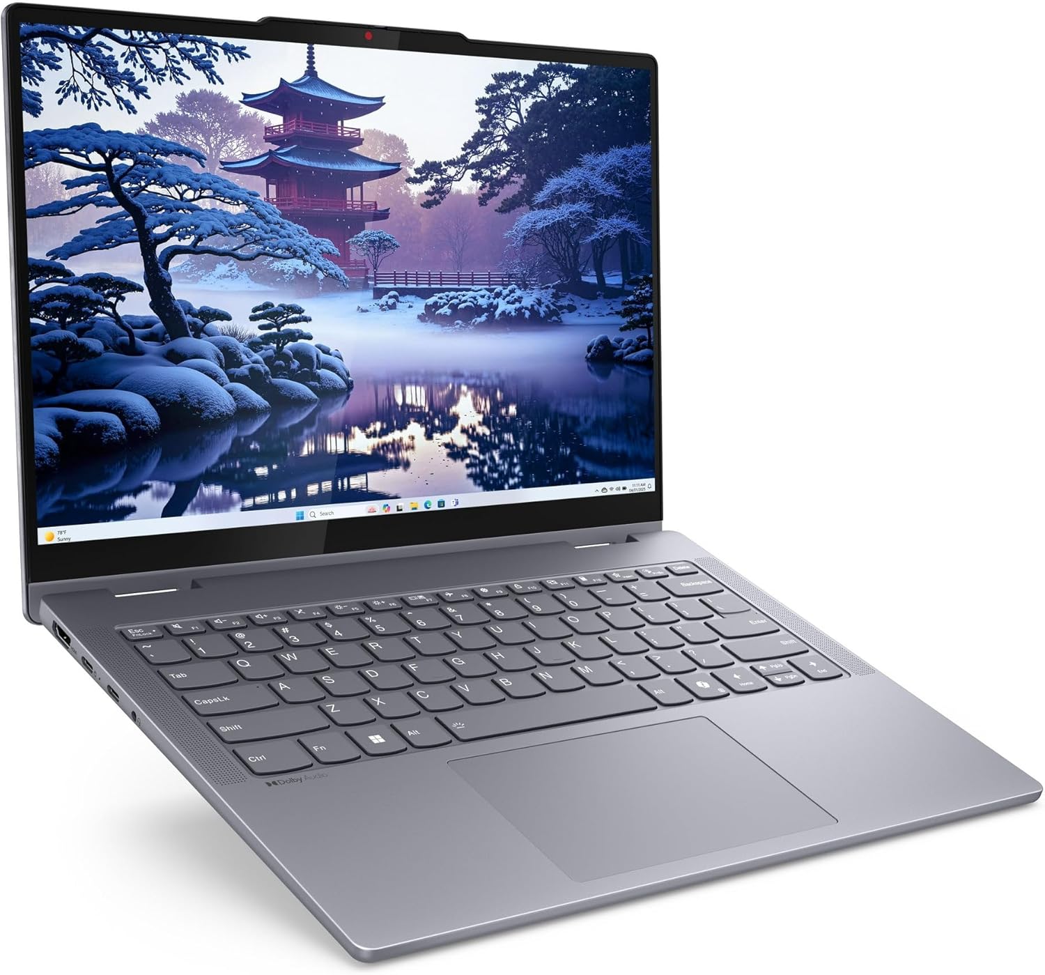 Lenovo IdeaPad 5i 2-in-1 14 WUXGA Touchscreen Laptop|Intel Core Ultra 5 AI 225U|Intel Graphics|Grey|Backlit| 8GB RAM DDR5 | 512GB SSD | Windows 11 Home | Bundle with USB 3.0 Hub