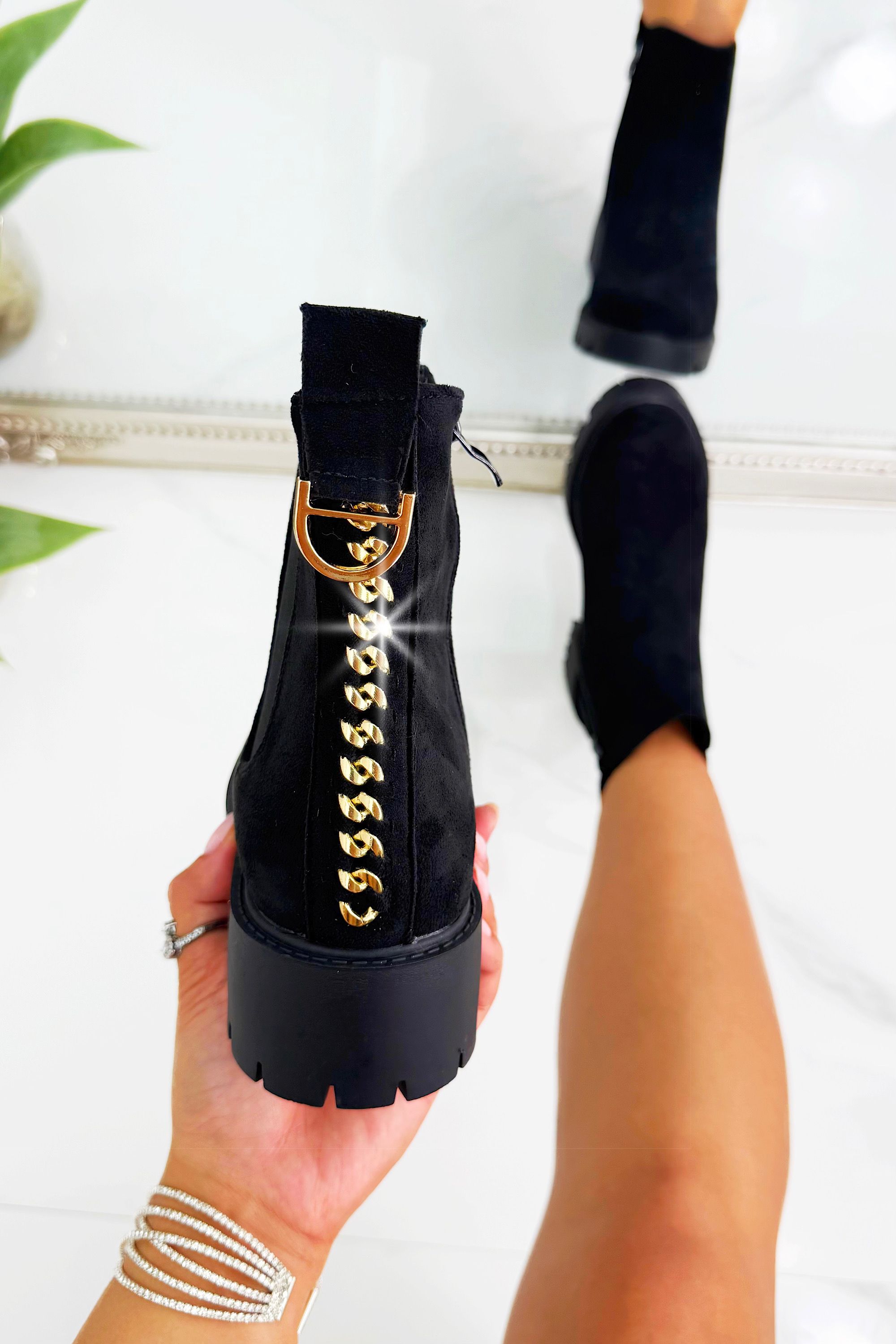 Love Lemonade Sparkly Chainstorm Boots