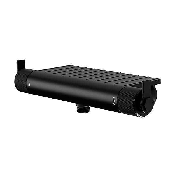 Mitigeur douche thermostatique noir GoodHome Selenga