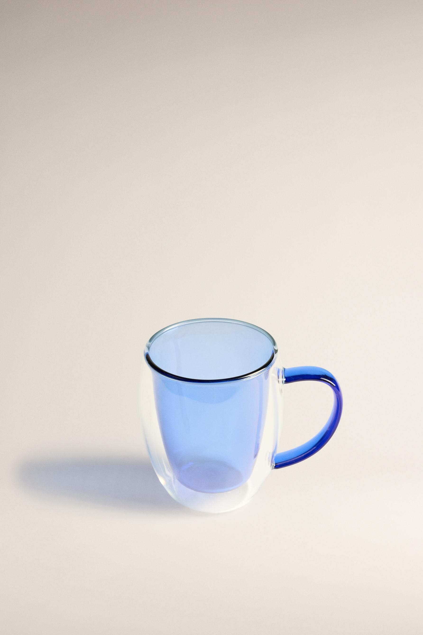 Taza doble pared borosilicato