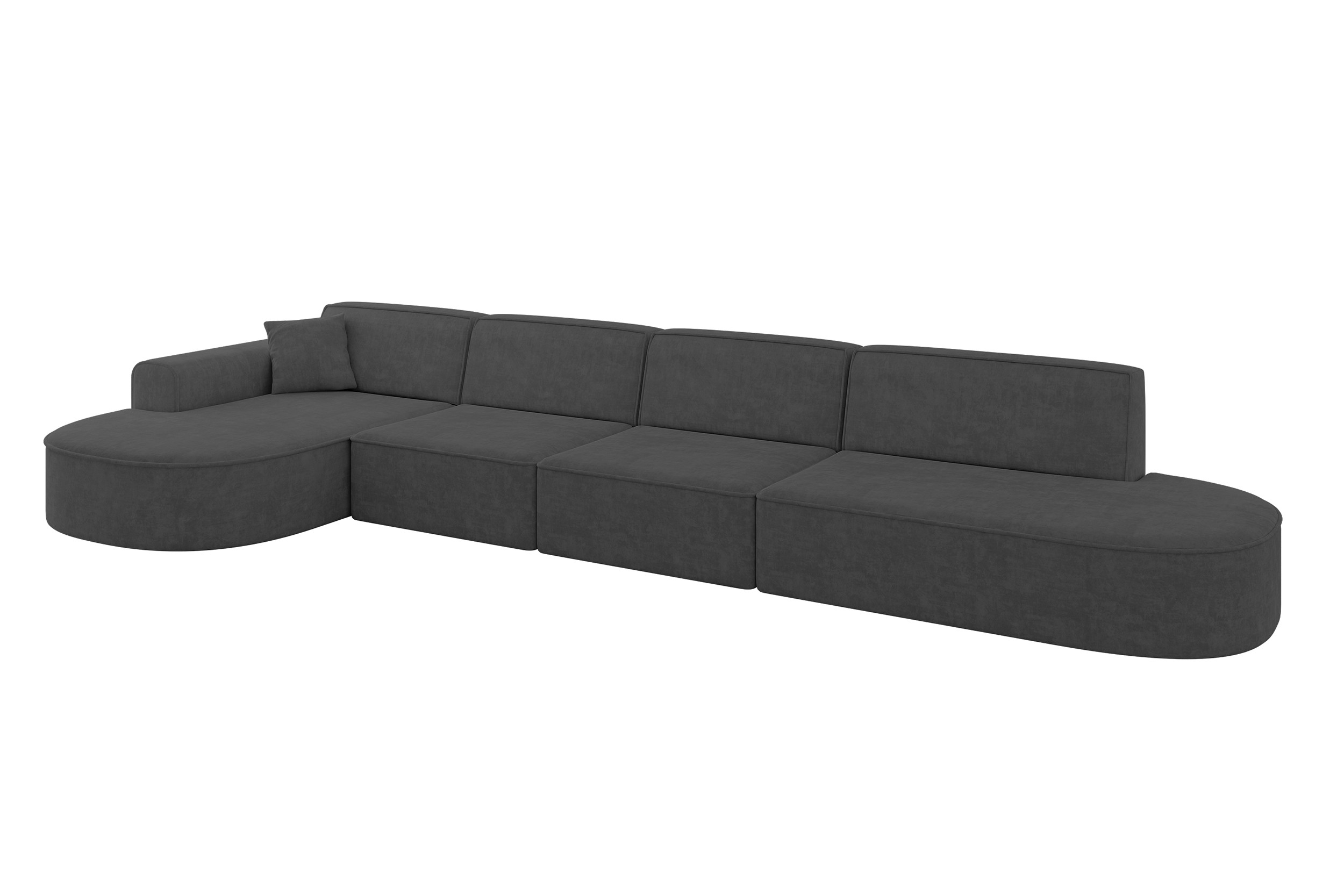 Narożnik lewostronne bez funkcji spania MARI-L3 413x171x79,5 Ciemnoszary