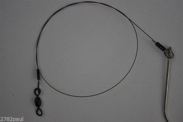 WilsonMackerel Fishing Rig 3x4/0 Hook-Setup - 30lb Multi Strand Wire