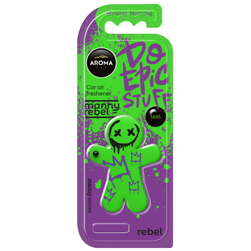 Désodorisant pour voiture Manny Rebel matisse morning AROMA CAR