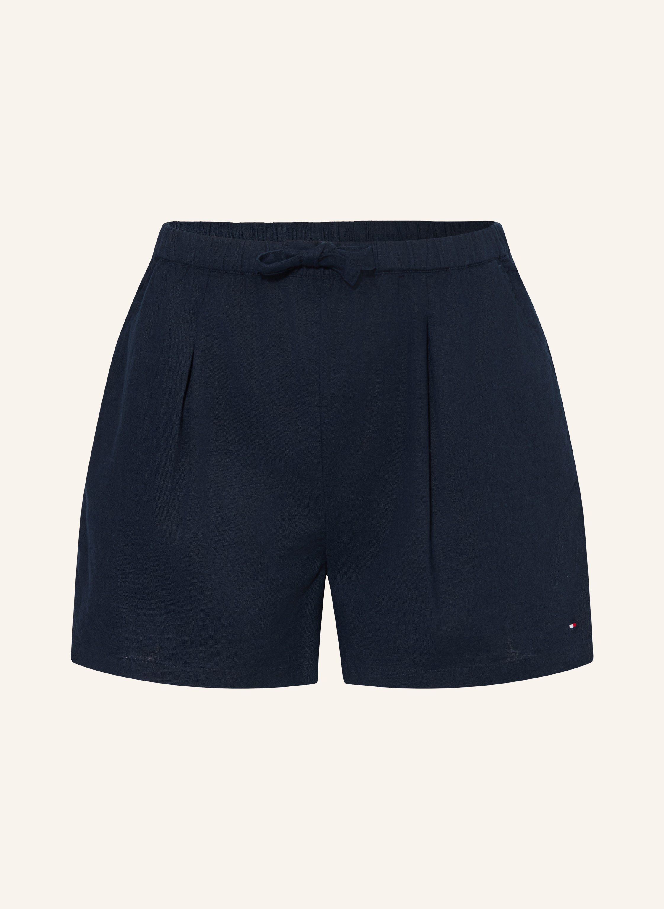 TOMMY HILFIGER Shorts mit Leinen