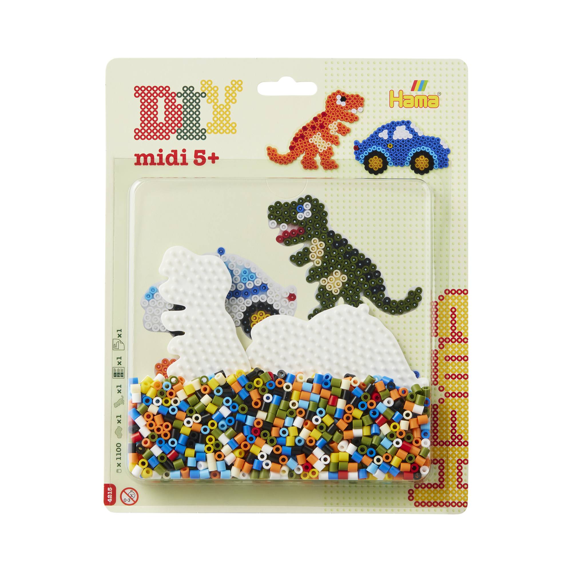 Hama Beads Dinosaur and Car Set