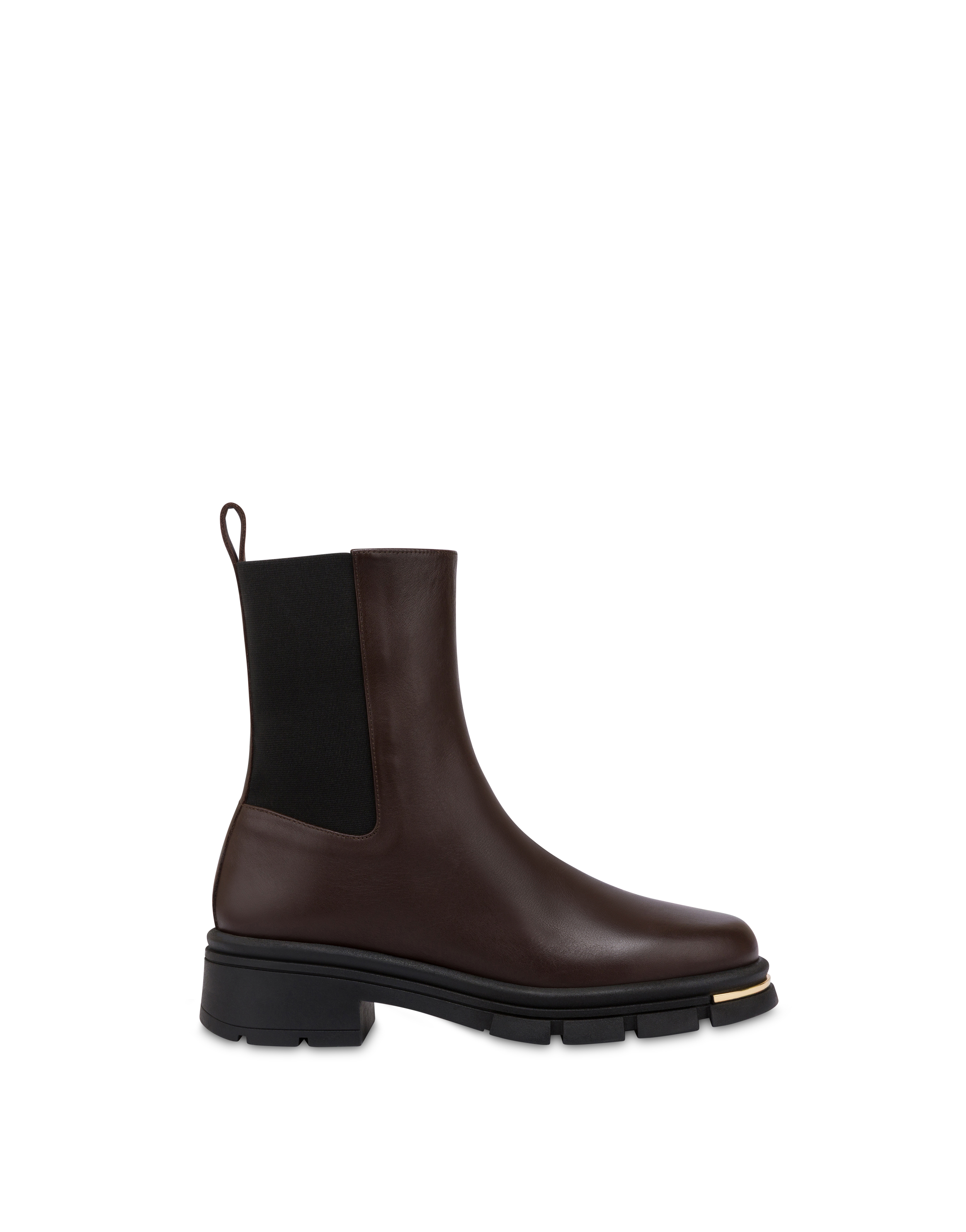 Stivaletto Comfy In Vitello Ebano