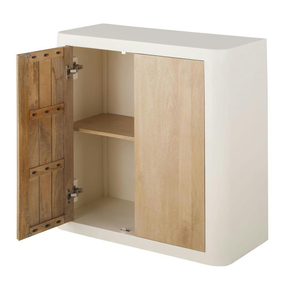 Sartene - Buffet 2 portes blanc crème