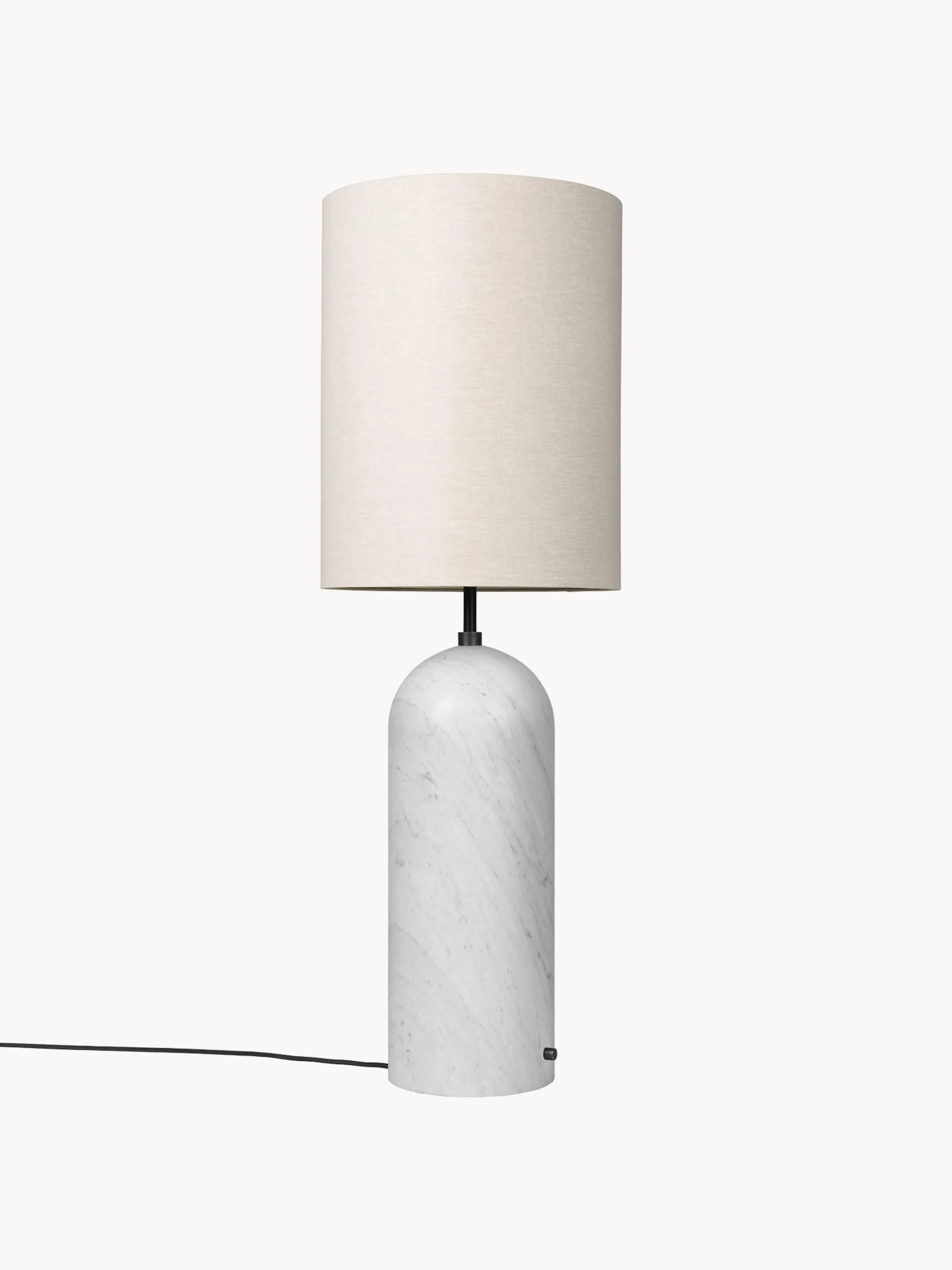 Dimmbare Stehlampe Gravity mit Marmorfuß, H 130 cm