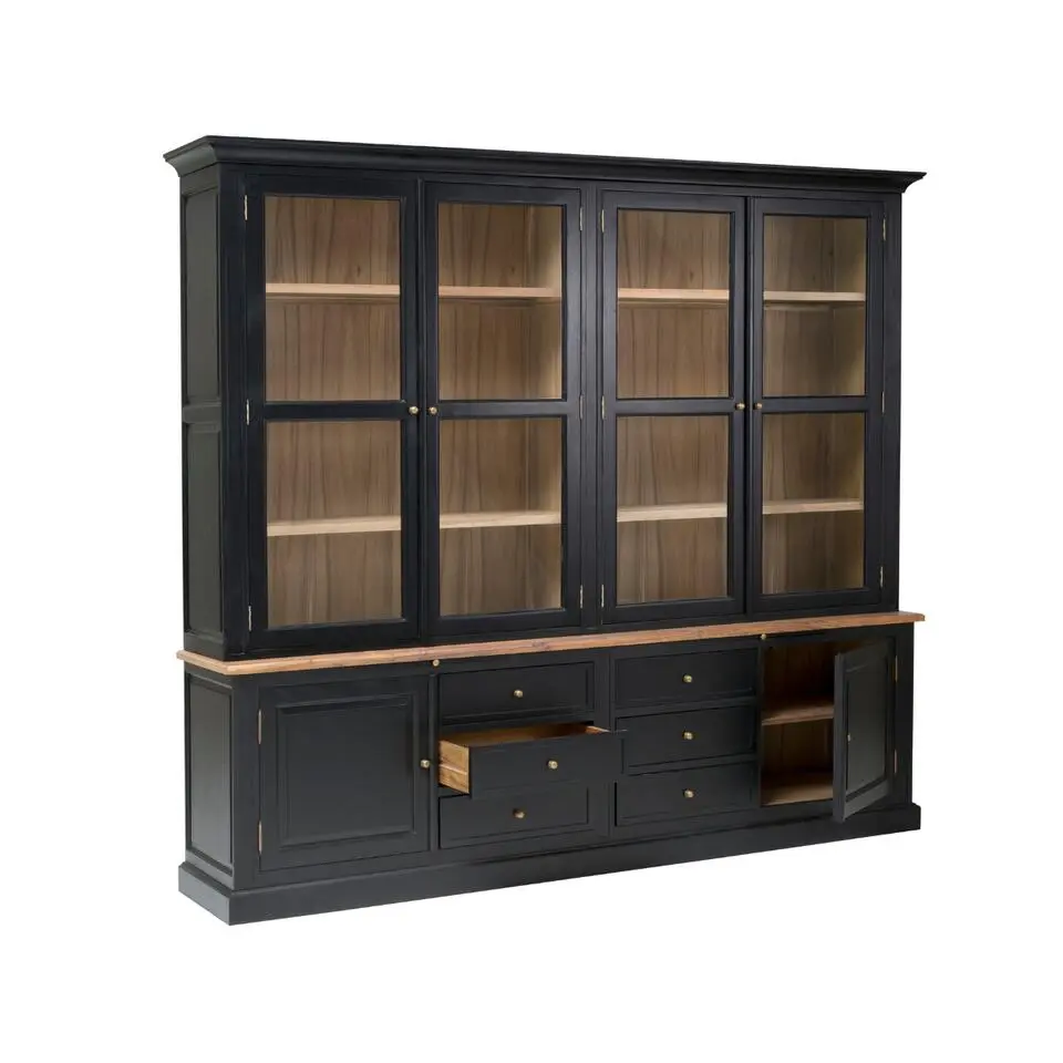 Signature - FONTAINEBLEAU Kast - Zwart - 84x260x54 cm