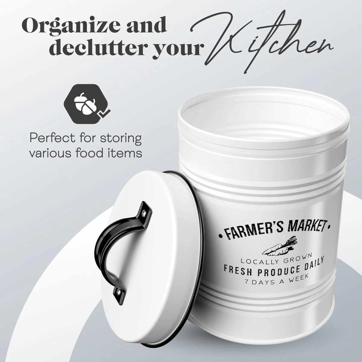 Amici Home Farmers Market Storage Canister - 76 oz