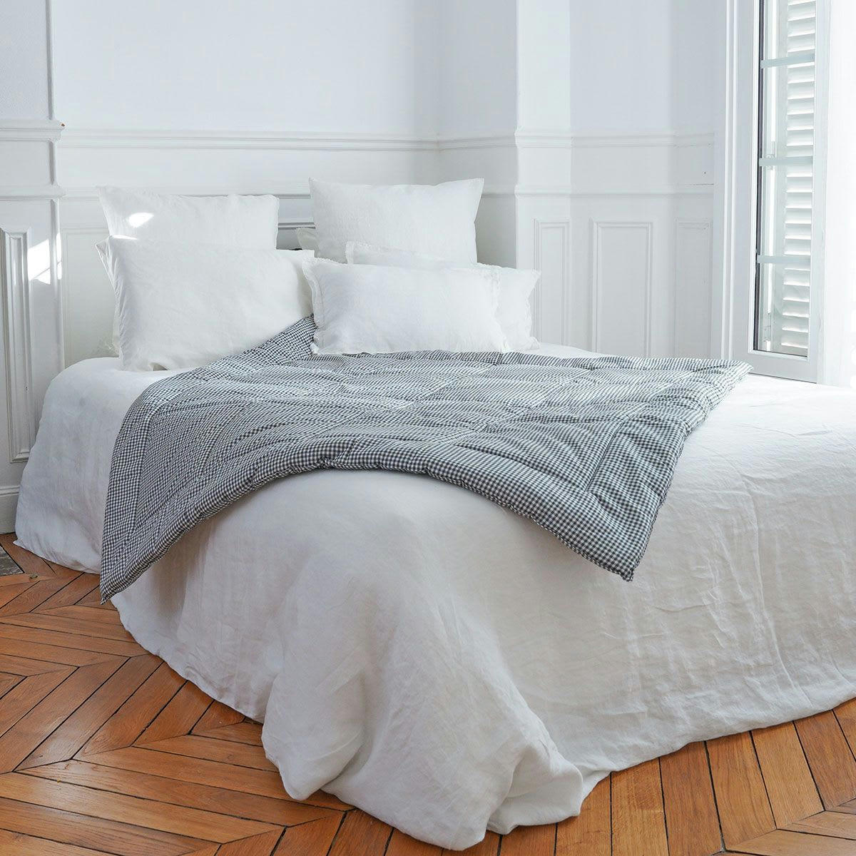 - Edredon coton imprimé Vert