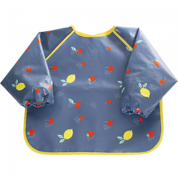- Bavoir plastifié manches longues Fruits