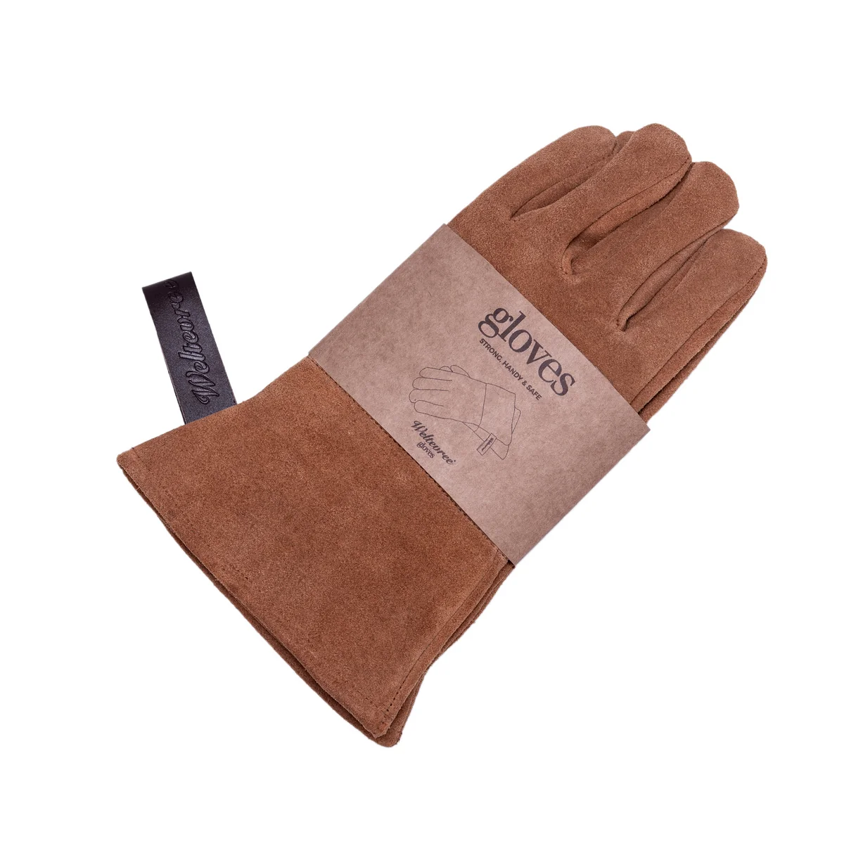 Weltevree - Outdoor Stahlofen Grillhandschuhe, braun