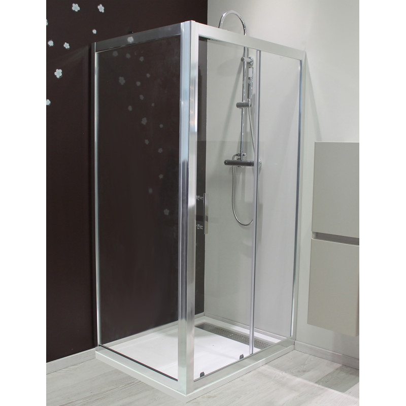 Paroi de douche fixe Ekla 80 x 185 cm ONDÉE