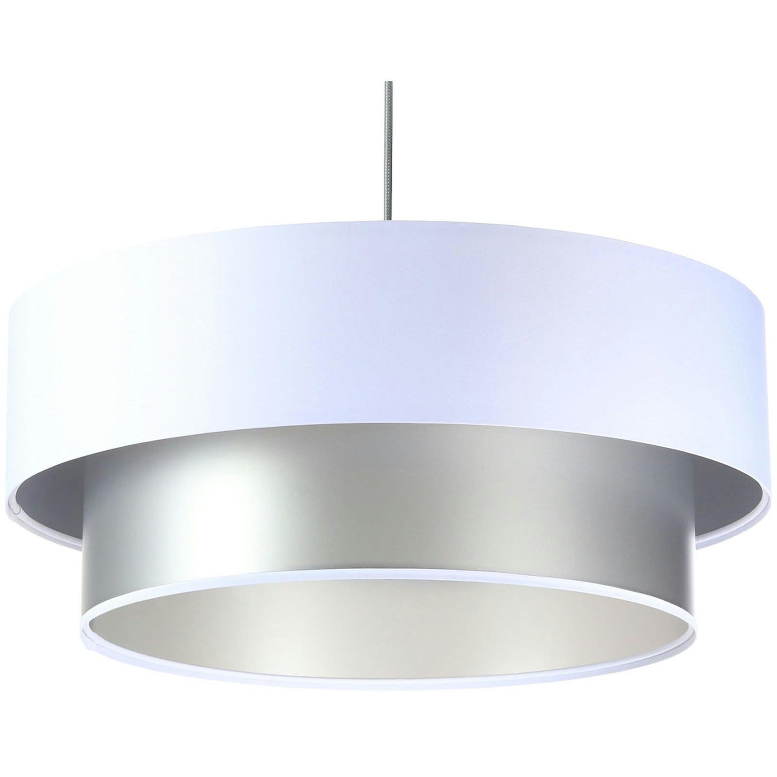 DUO ÉLÉGANT - Suspension Tissu Blanc