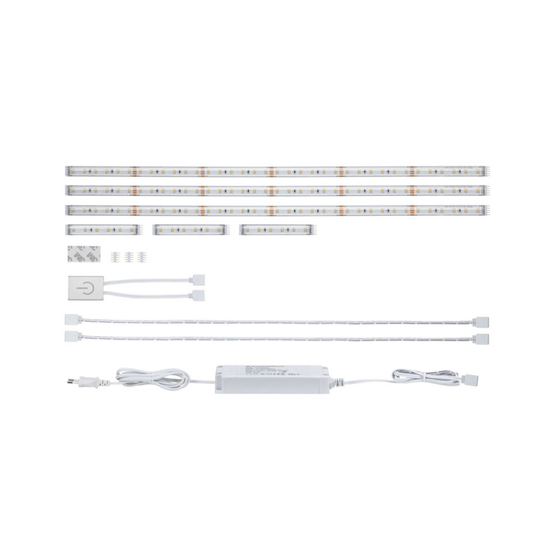 Kit ruban LED Comfort Kitchen blanc chaud 960 lm 6 pièces PAULMANN