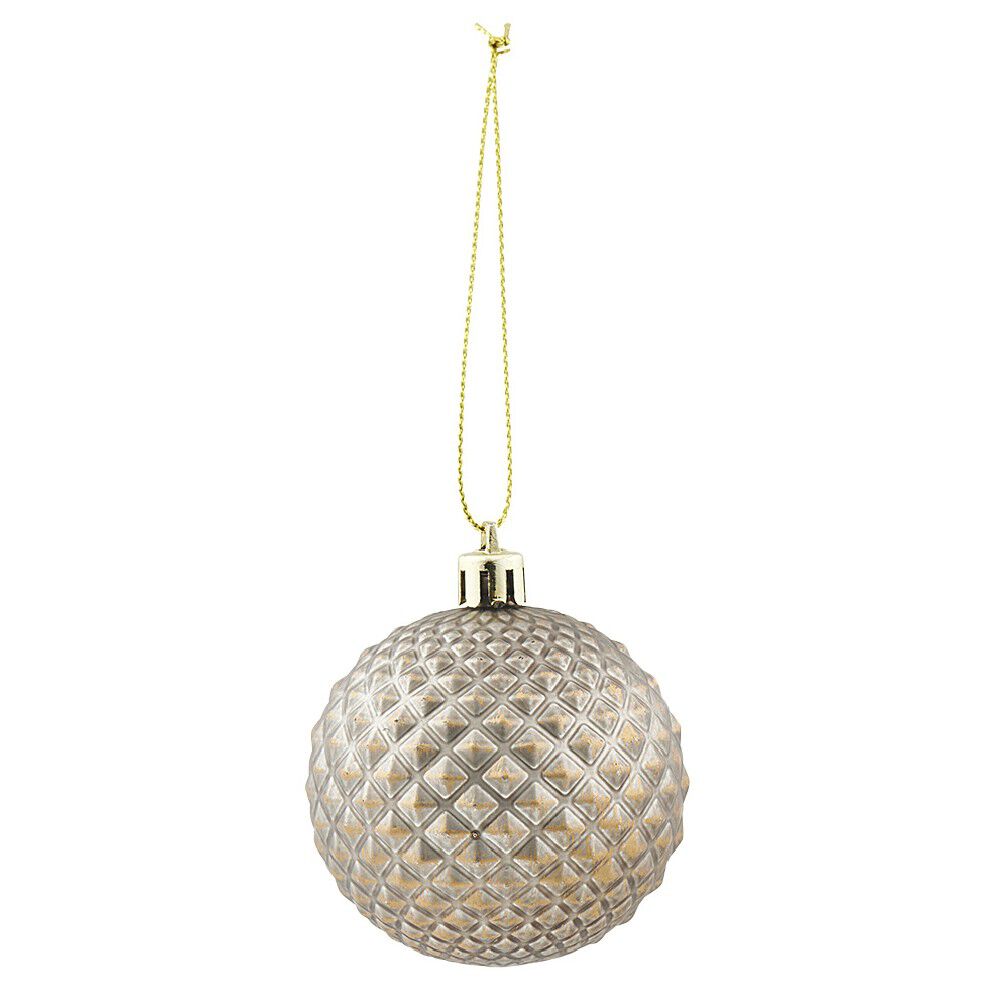 Boule de No&euml;l effet matelassé