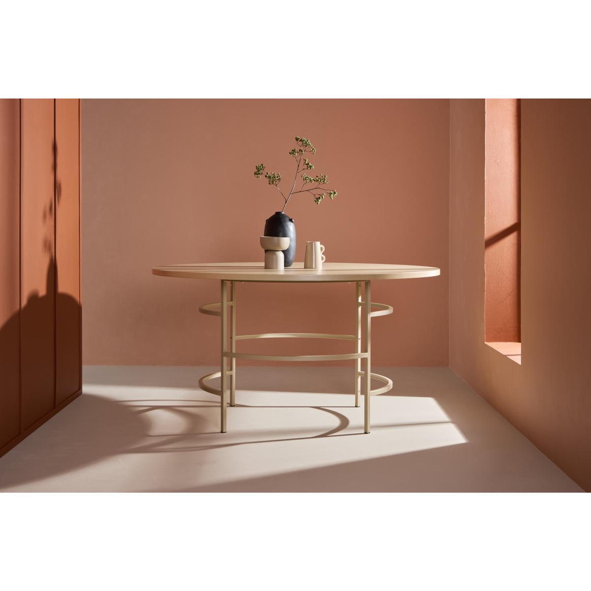 Svea - Zeno ronde eettafel - ø140 cm - beige