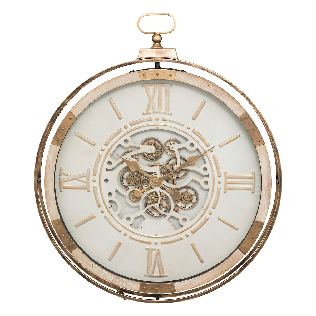 Clock "Sonika" Beige, L. 74 cm