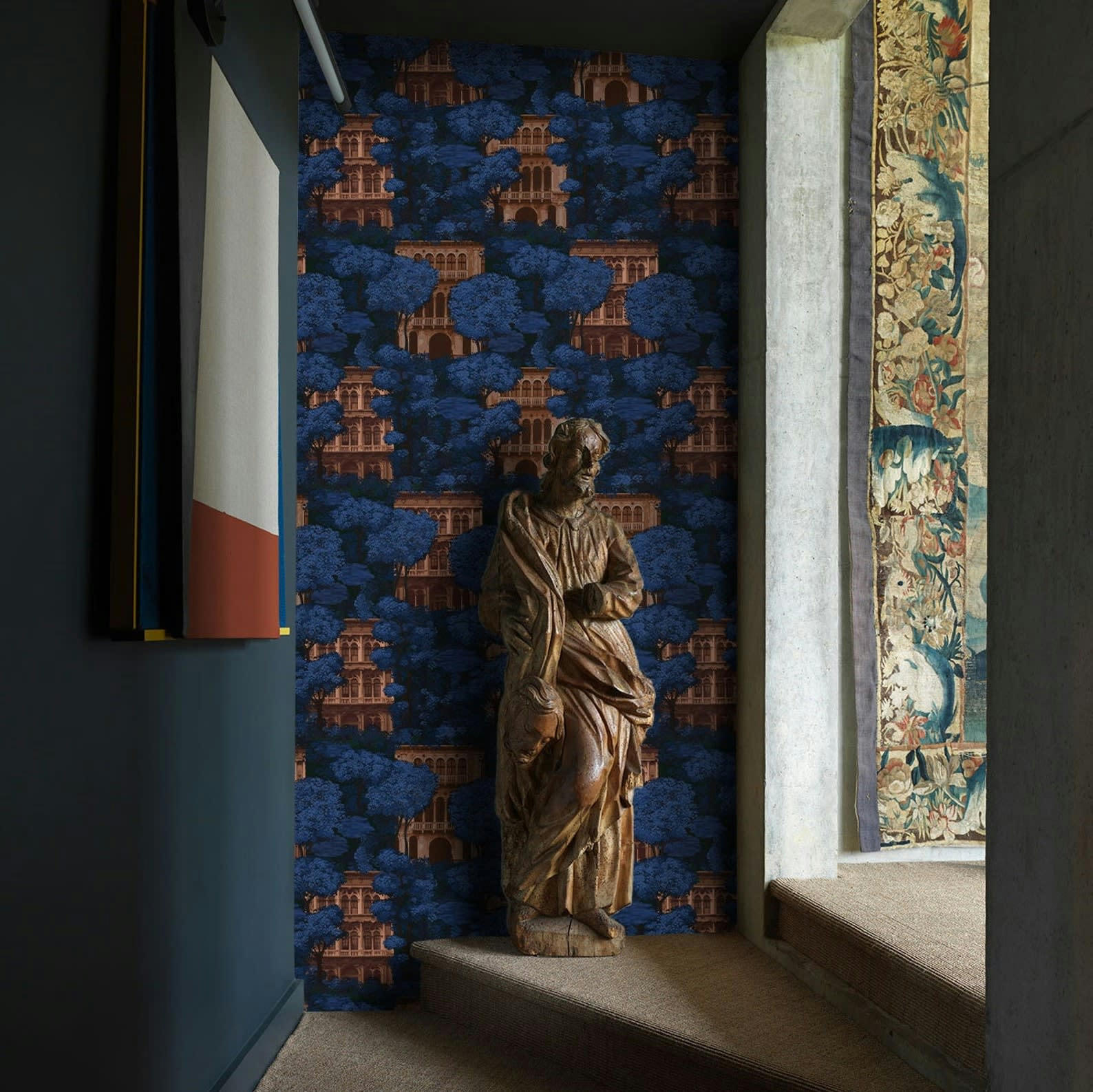 VINTAGE - Papier Peint Architecture Romaine 250x200 cm