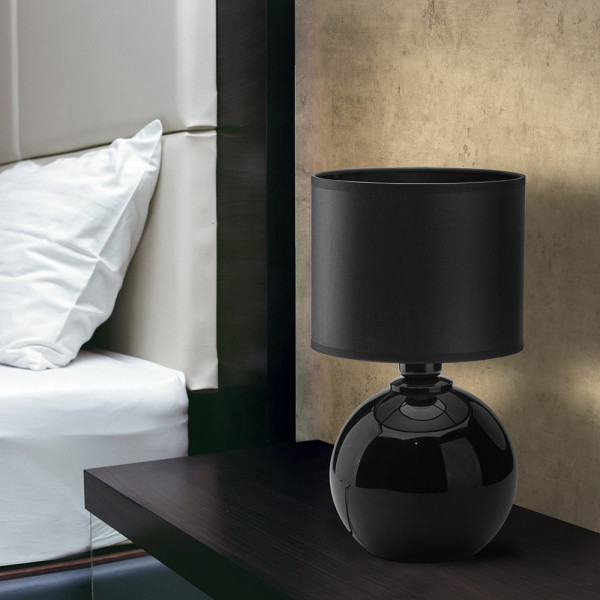 Lampa stołowa nocna PALLA SMALL BLACK 5067 TK Lighting