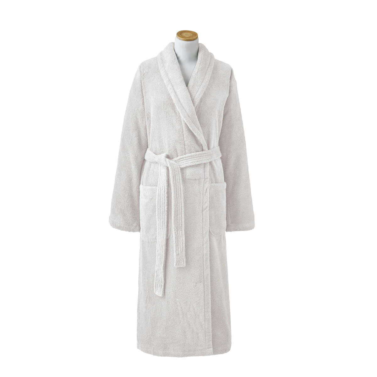 AQUA - Peignoir de bain avec capuche gris XL