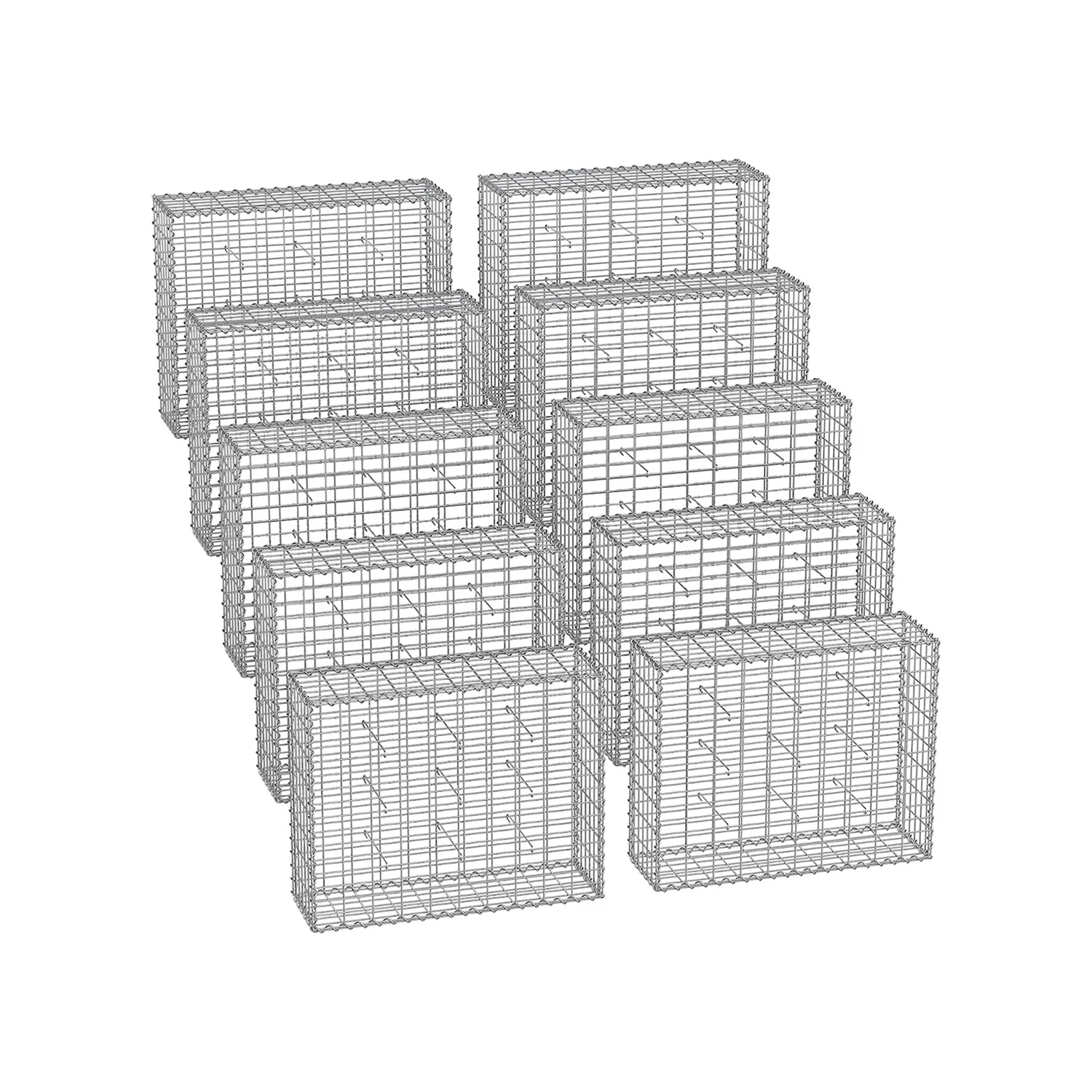 Gabions pour pierre (Lot de 10)