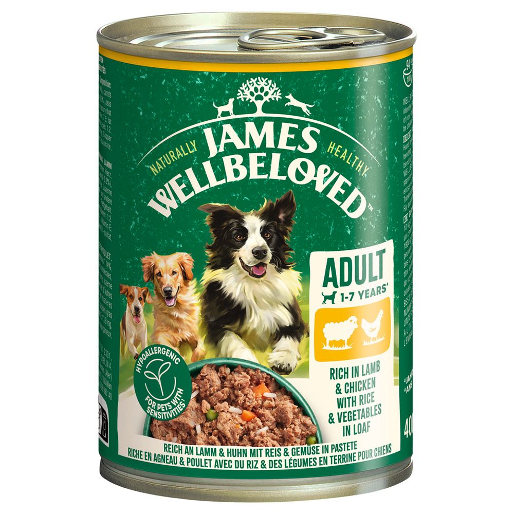 James Wellbeloved Adult Dog Hypoallergenic Lamb & Chicken in Pâté